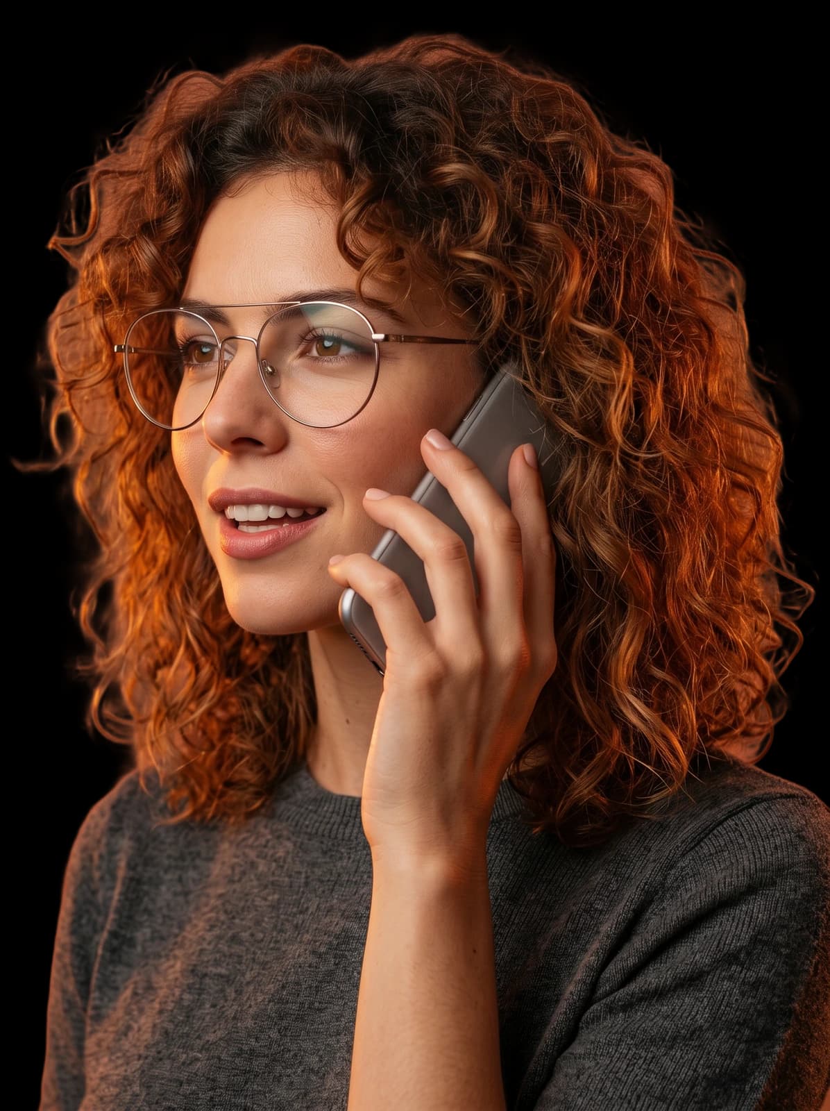 Zara, A-Team's AI Concierge, mid-conversation on a call